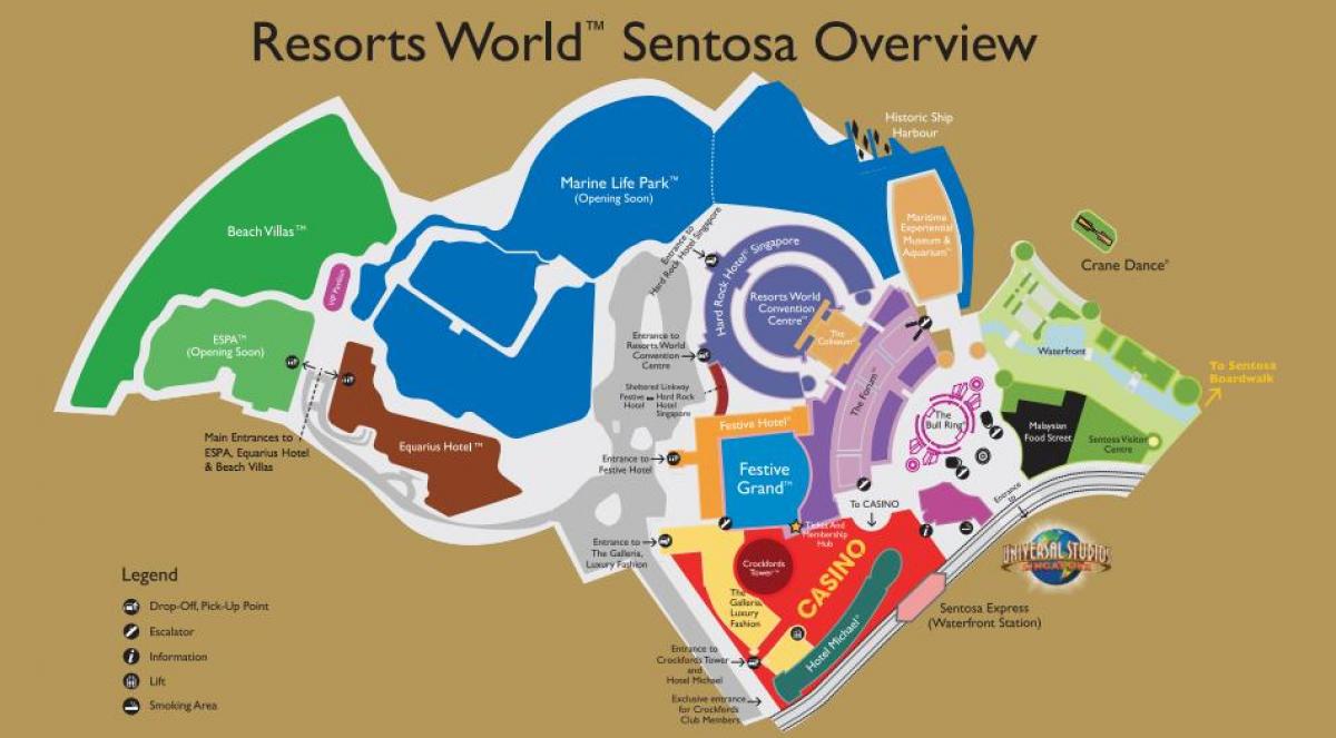 Resorts World Sentosa peta