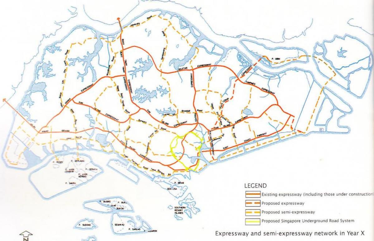 Singapura raya peta
