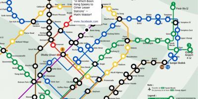 Kereta Mrt peta Singapura