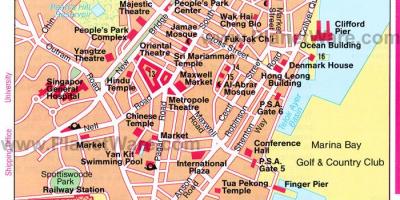 Chinatown Singapura peta